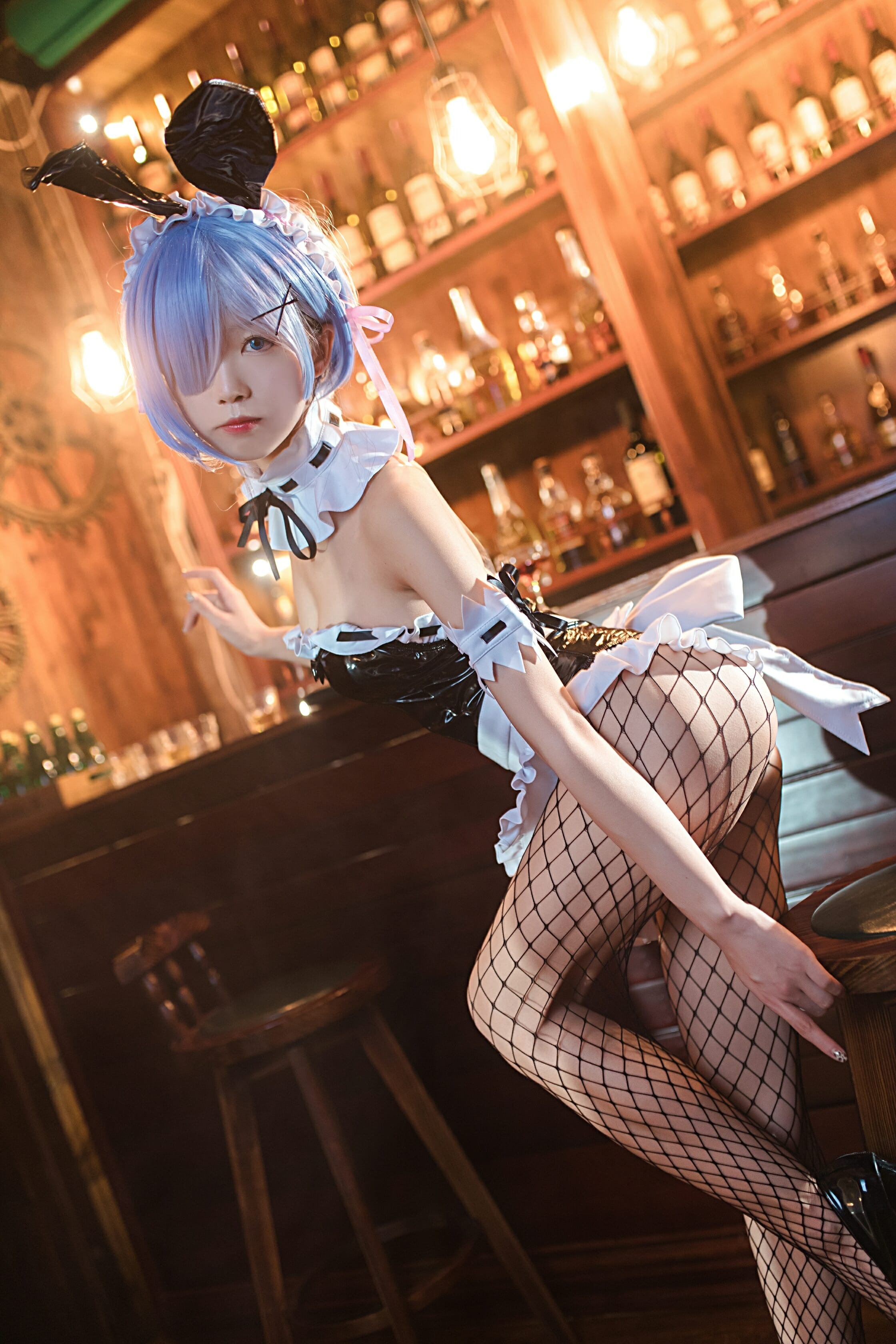 水淼aqua-蕾姆 兔女郎[16P] 6