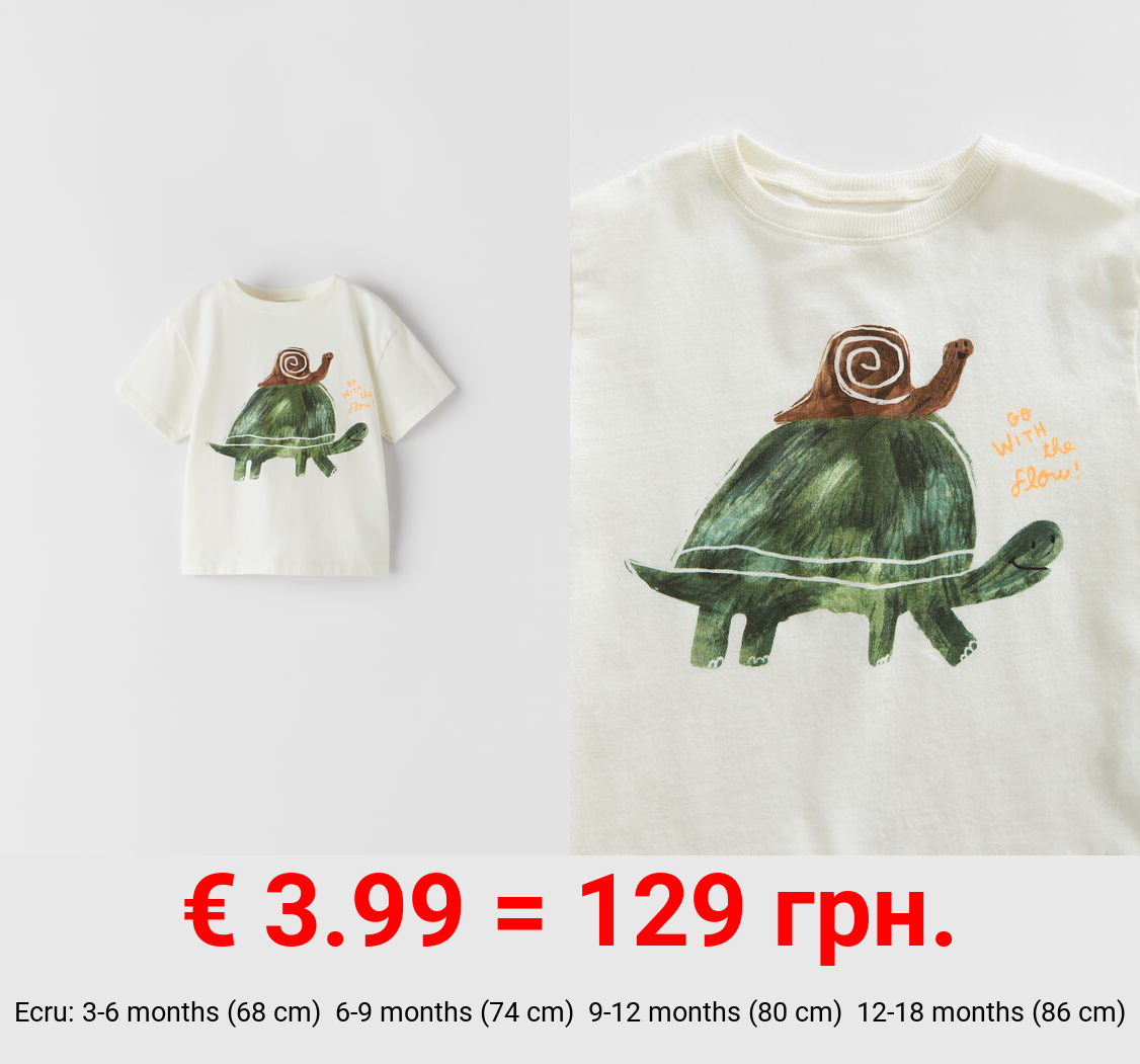TURTLE AND SNAIL T-SHIRT