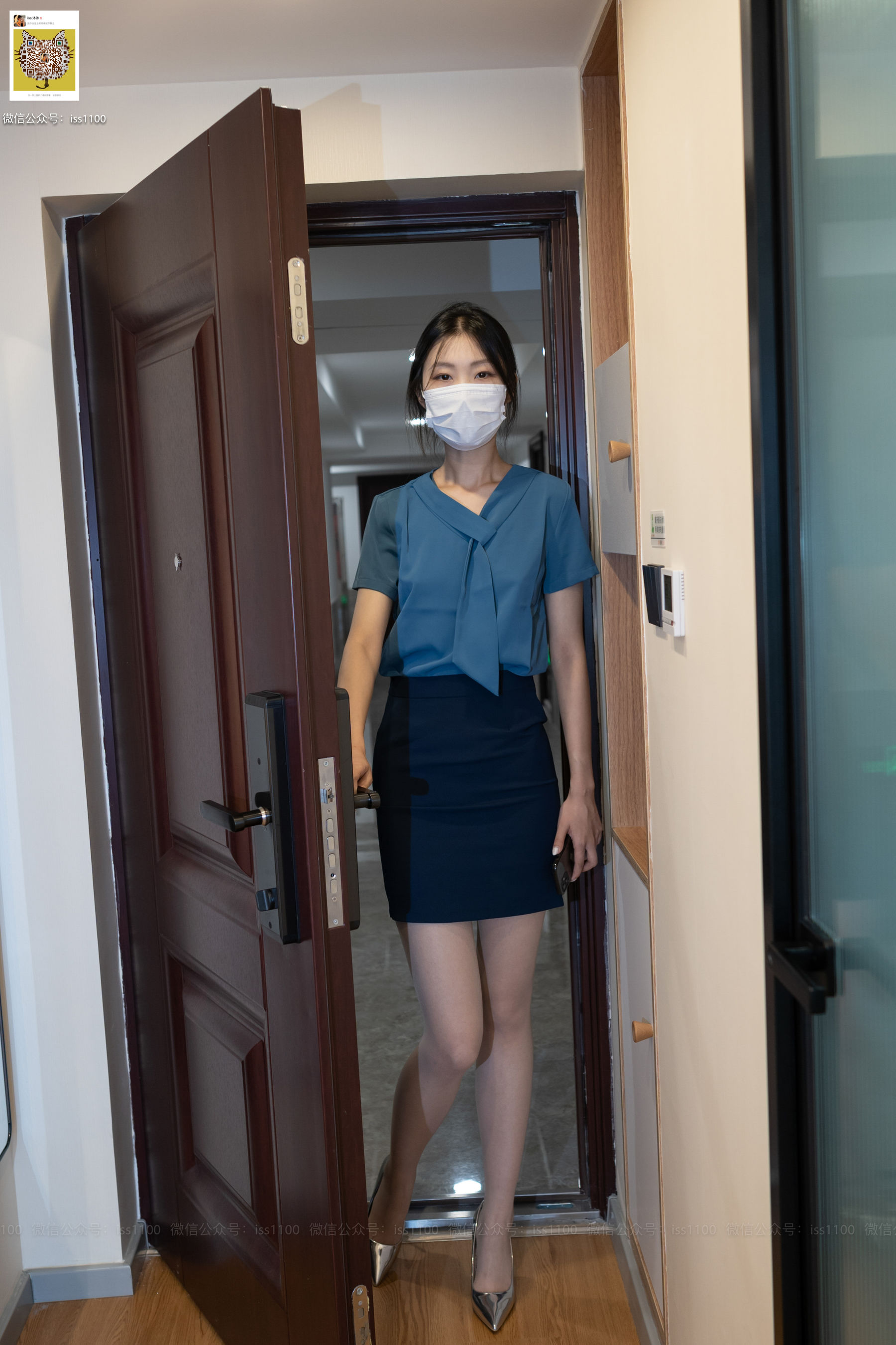 [ISS尤好物系列]_美晗_蓝正装-写真图集共97P 6