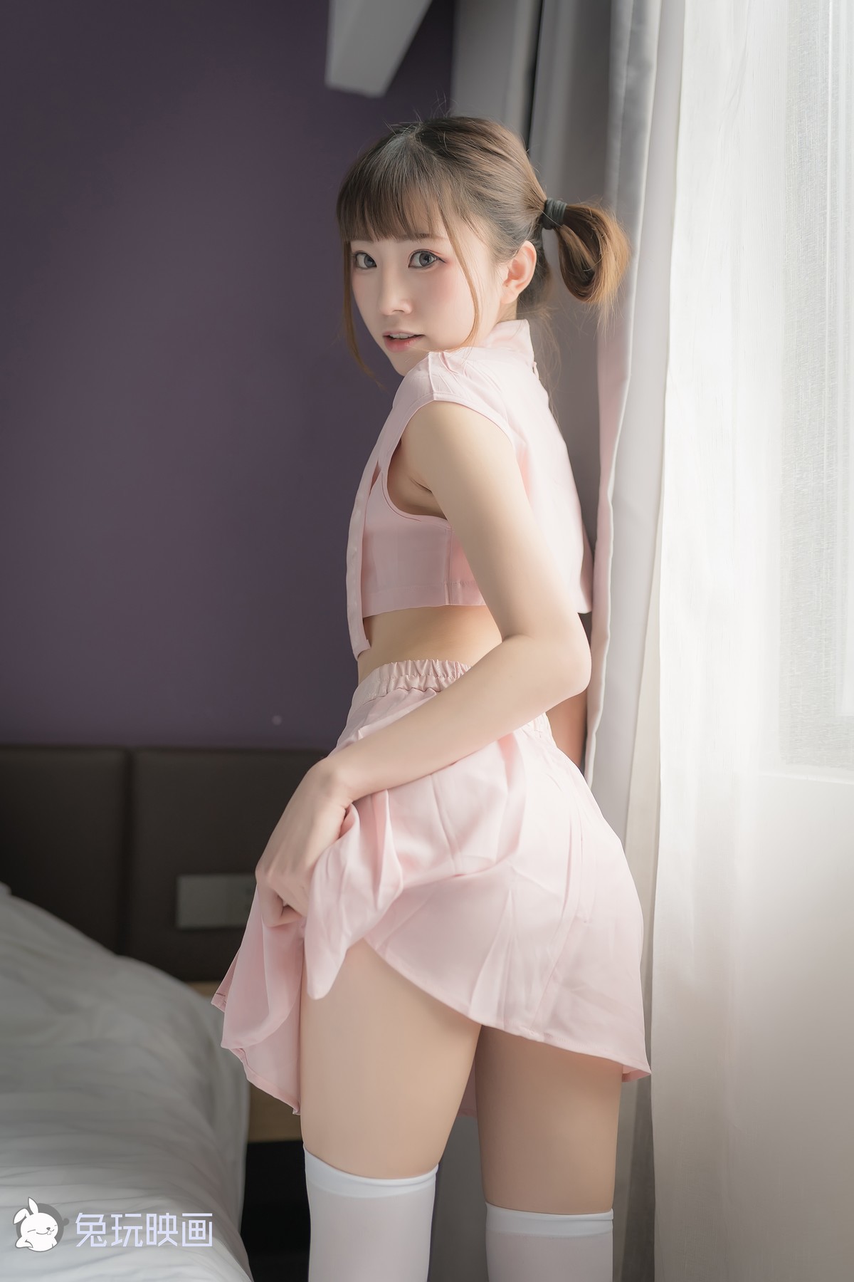 Cosplay 兔玩映画 粉色团子 33