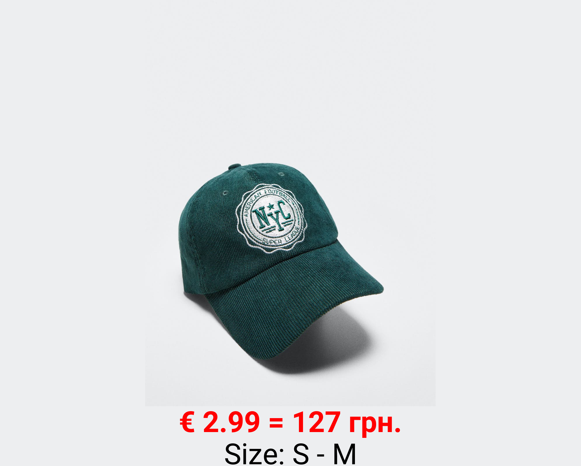 Gorra pana bordado
