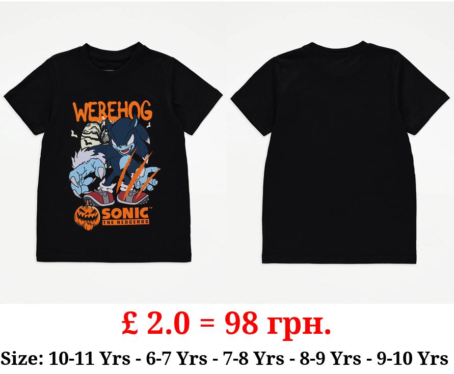 Sonic The Hedgehog Werehog Halloween T-Shirt