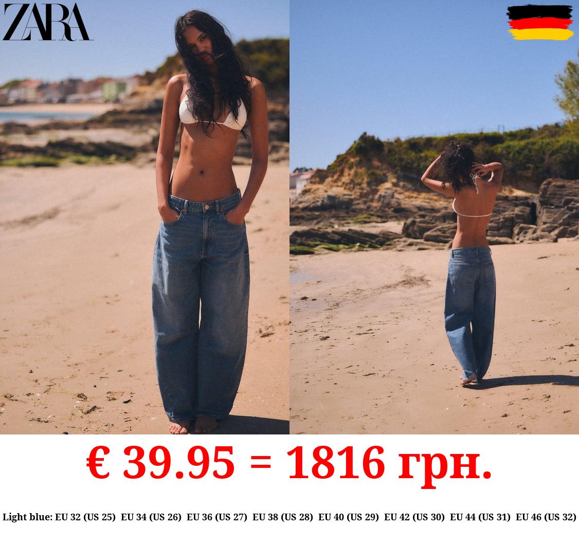 TRF BAGGY BALLOON MID-RISE JEANS