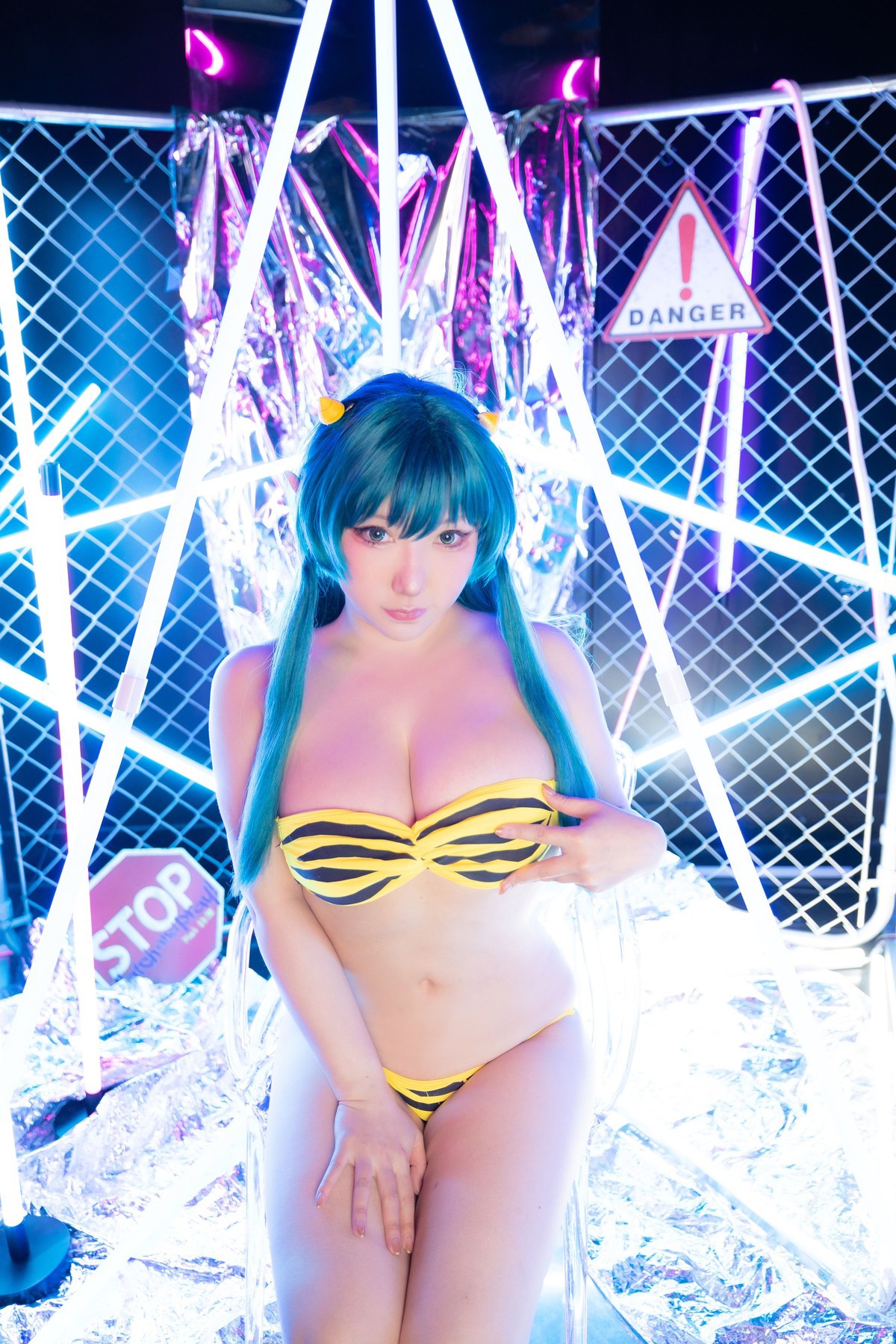 Cosplay SAKUサク Lum ラム うる星やつら Set.04 2