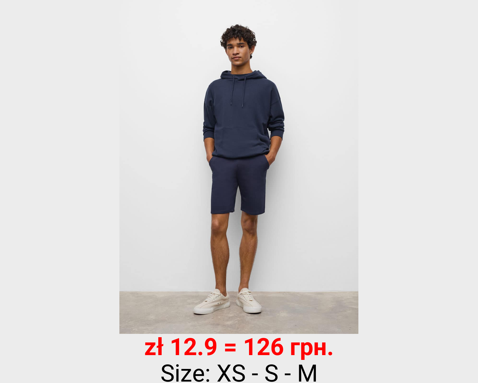 Bermudas algodón cintura elástica