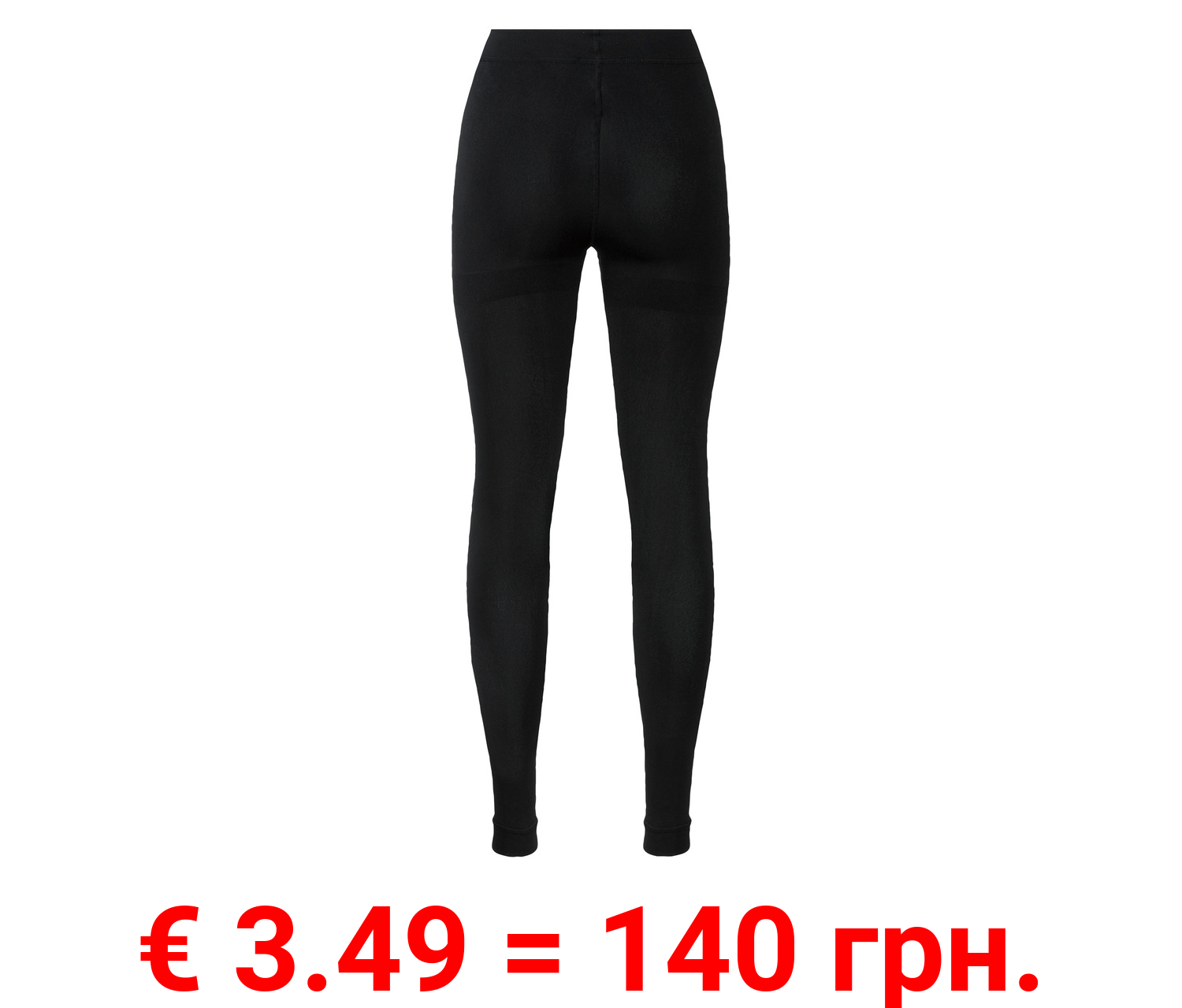 esmara® Damen Thermo-Leggings, 100 DEN, mit Komfortbund