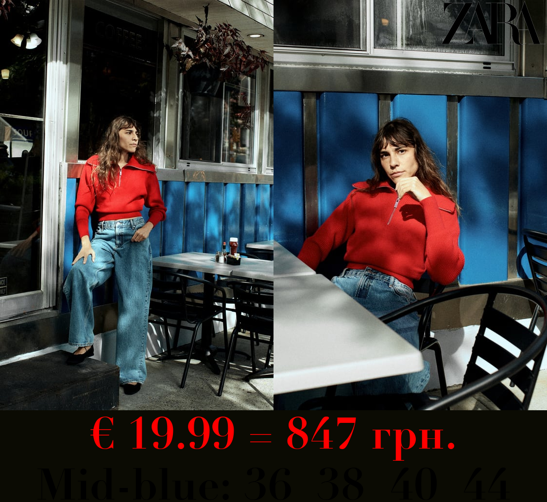 ZW LOOSE MID-WAIST FIT JEANS