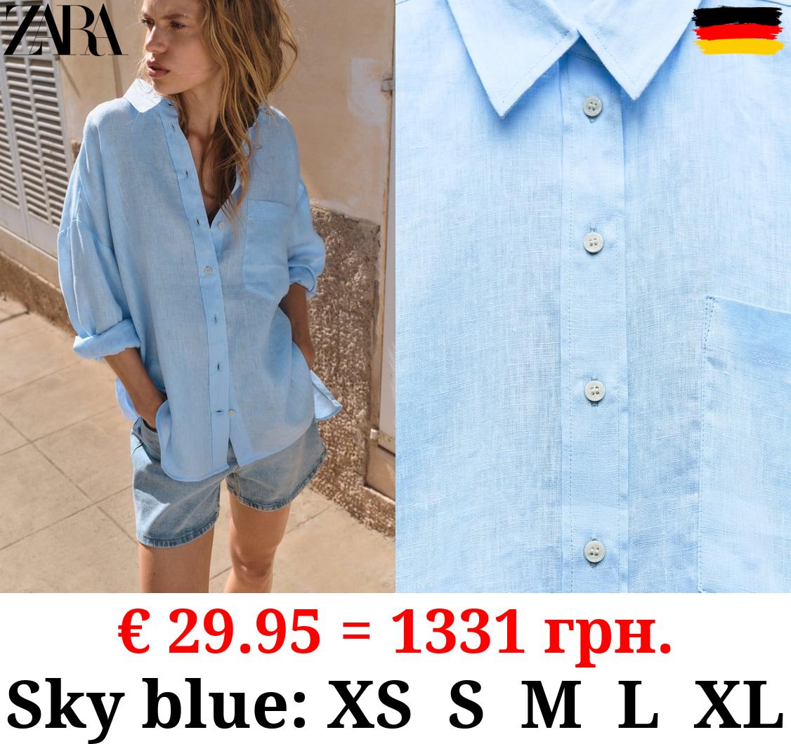 100% LINEN BASIC SHIRT