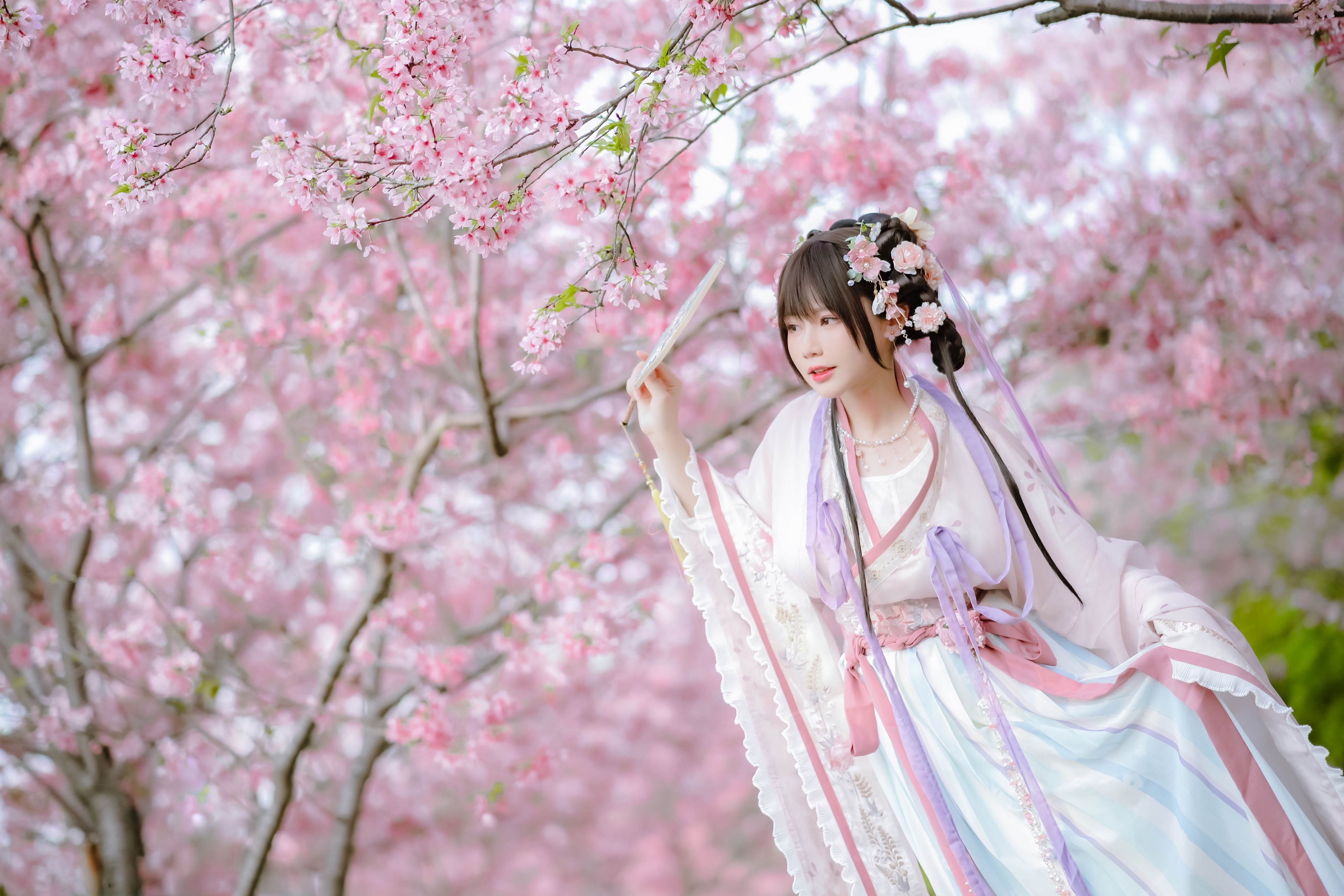 喵子Nyako - 樱花汉服 花神祈愿 [52P-219MB] 29