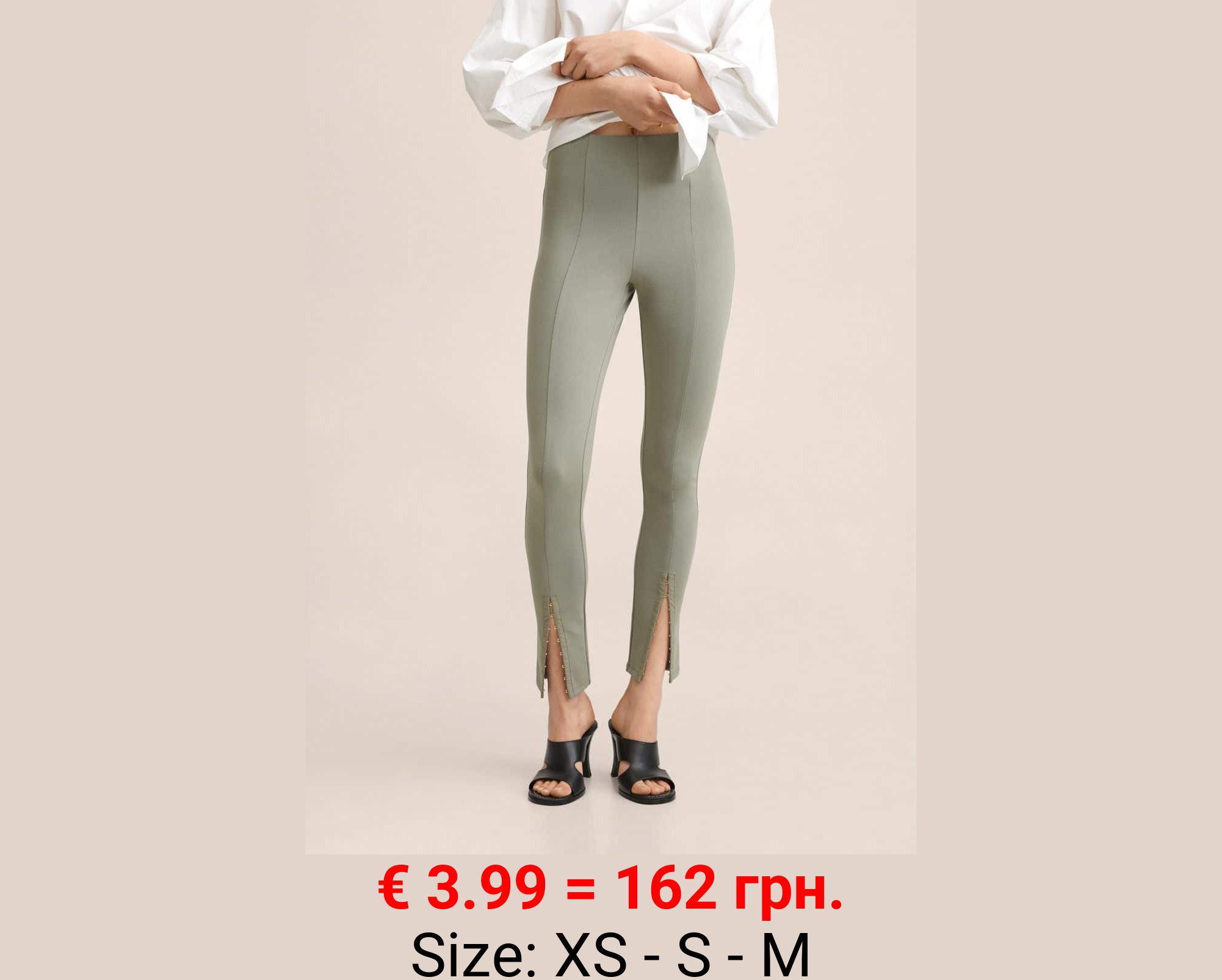 Leggings abertura bajo
