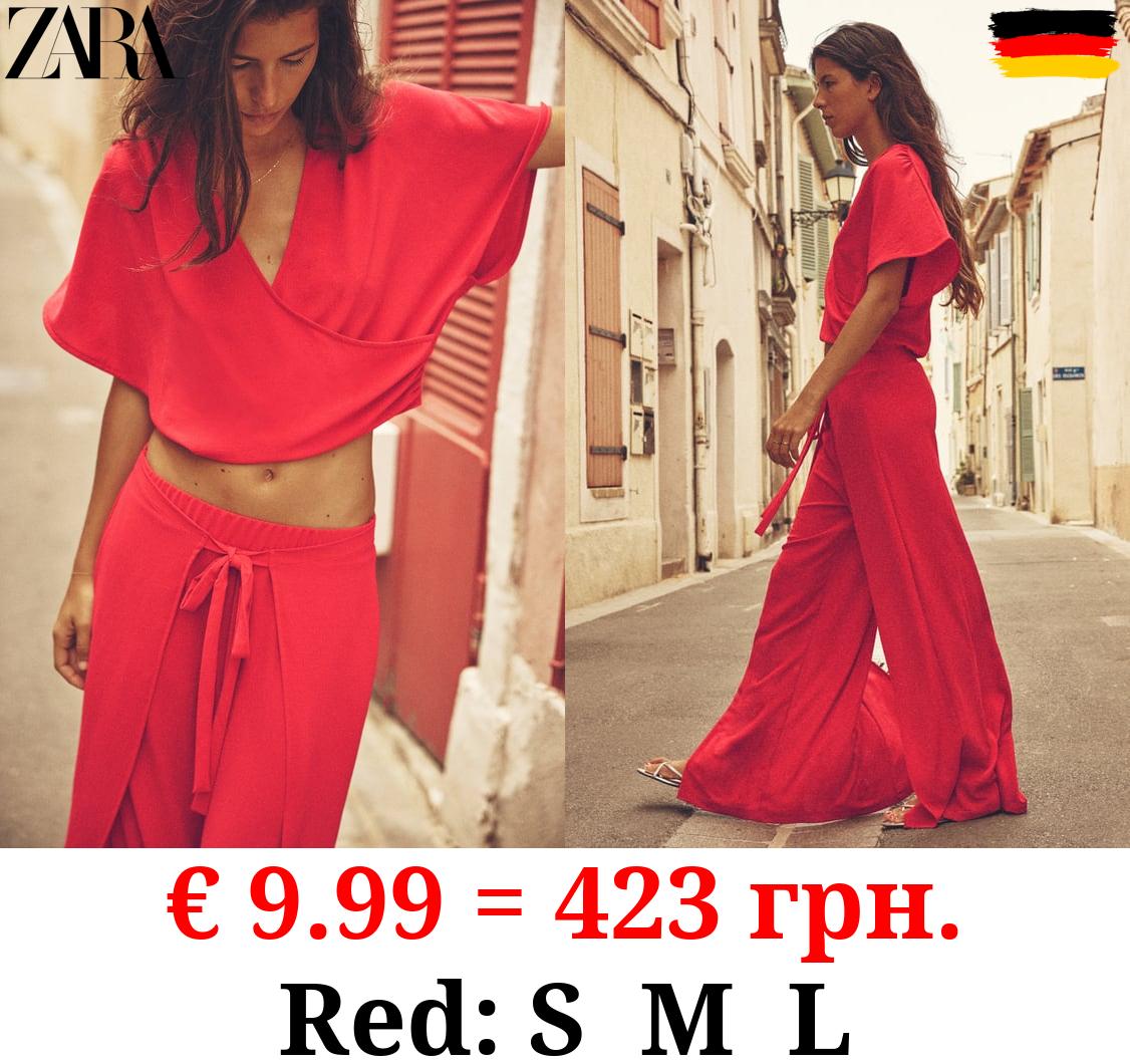 FLOWING WRAP TROUSERS