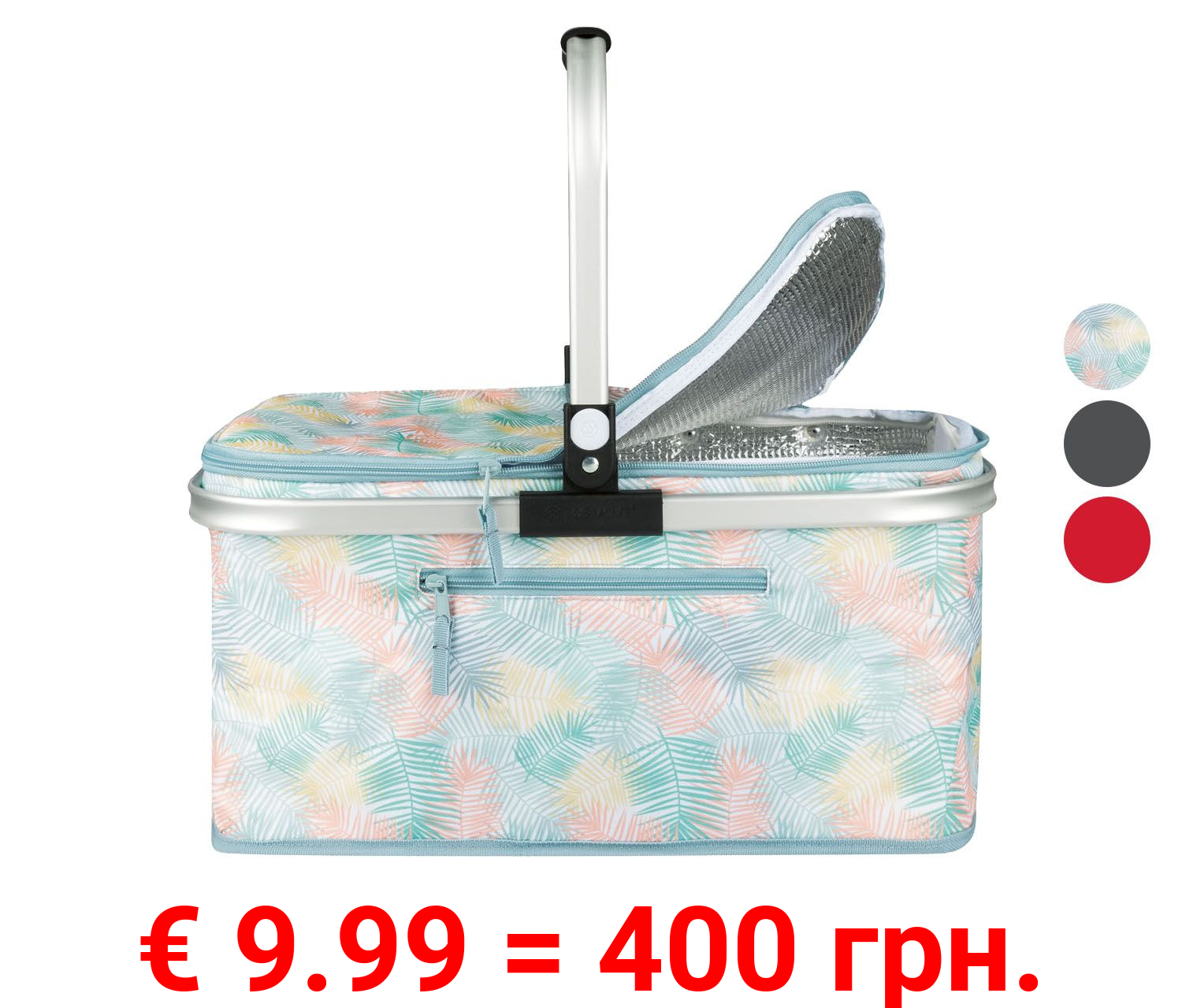 TOPMOVE® Einkaufskorb, mit isolierender Innenfolie