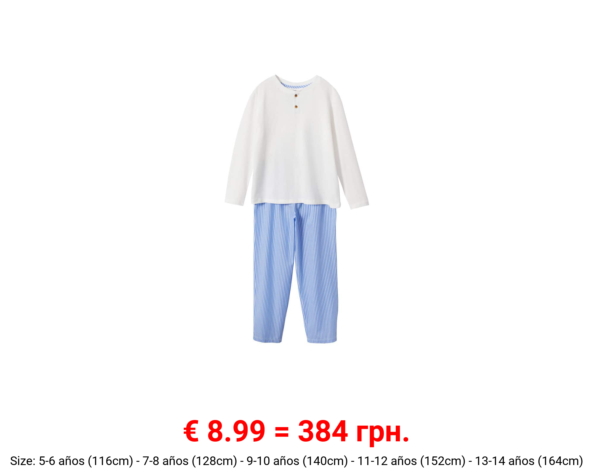 Pijama largo algodón