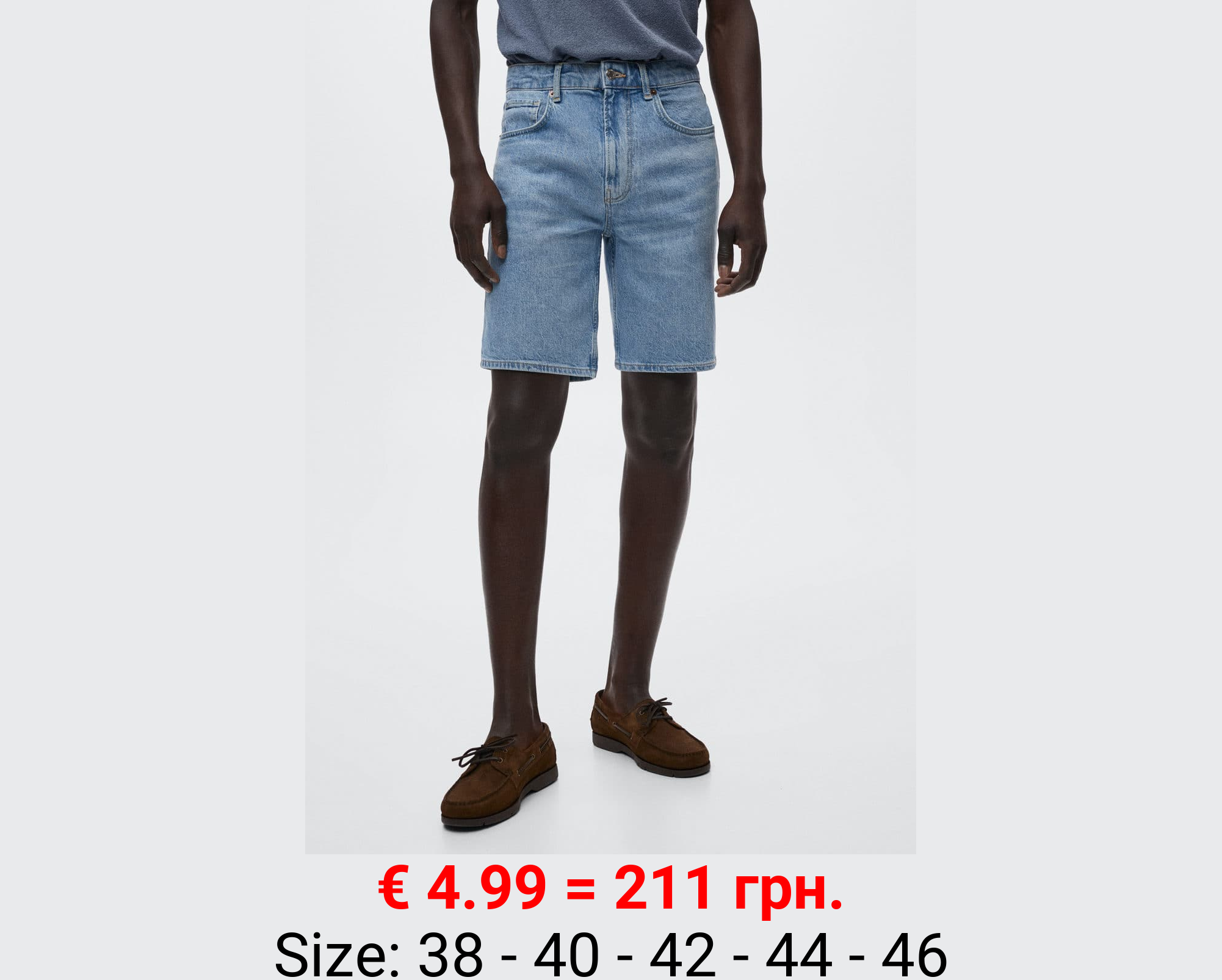 Bermudas vaqueras regular fit