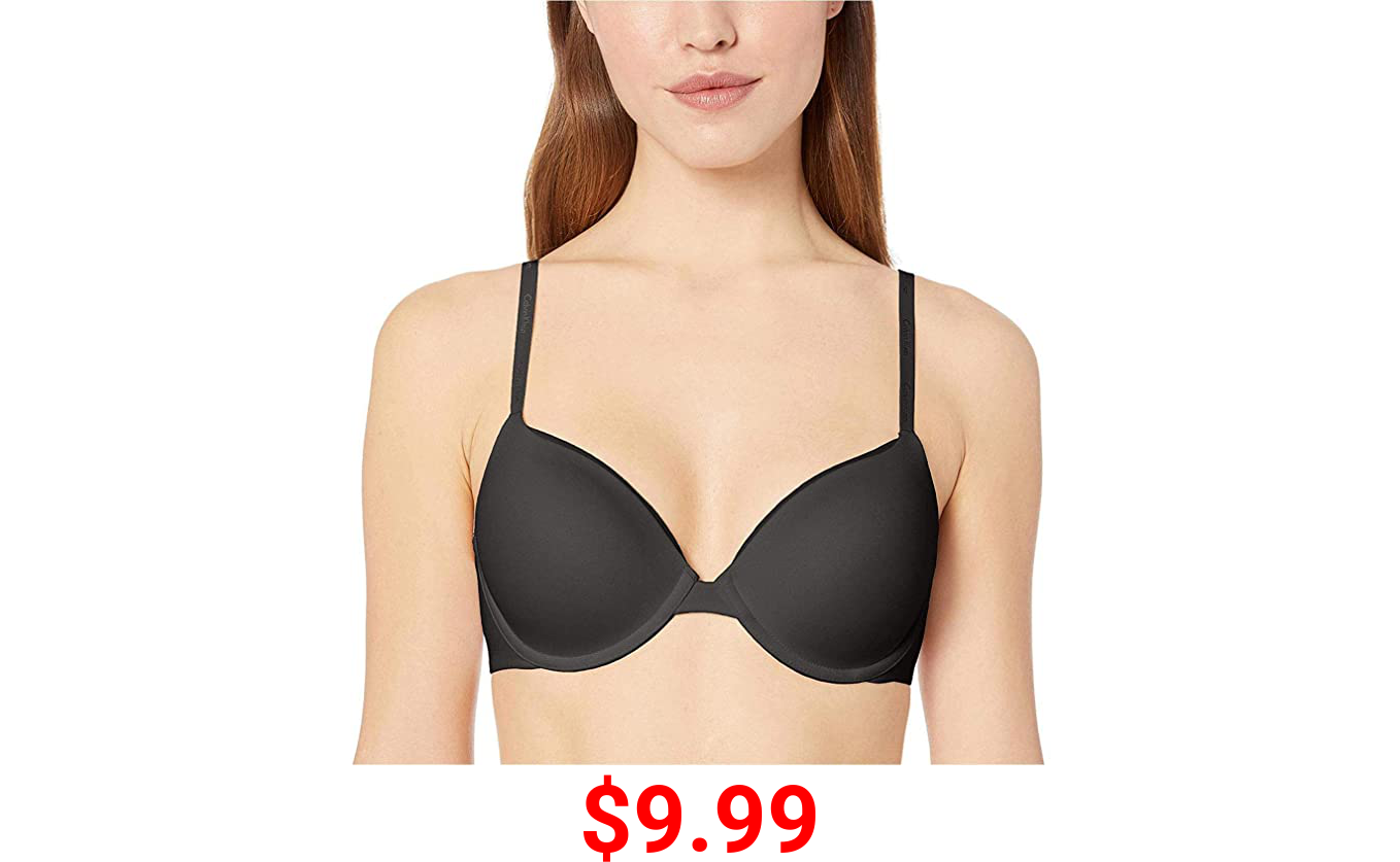 Calvin Klein Womens Constant Convertible Strap Lightly Lined Demi Bra