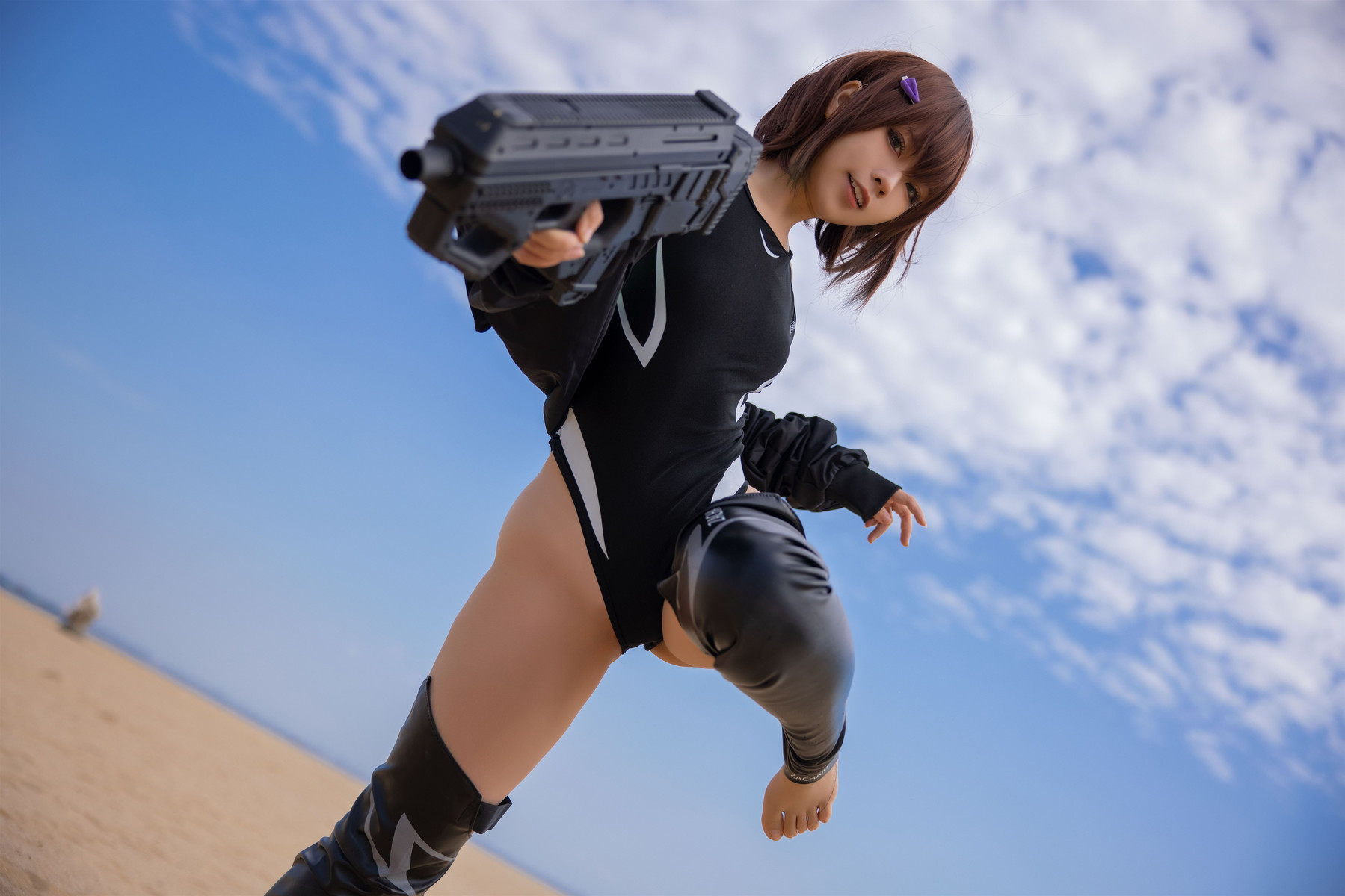 Cosplay G44不会受伤 水泳部的部長 56