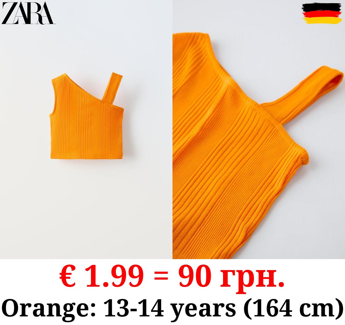 ASYMMETRIC STRAPPY T-SHIRT