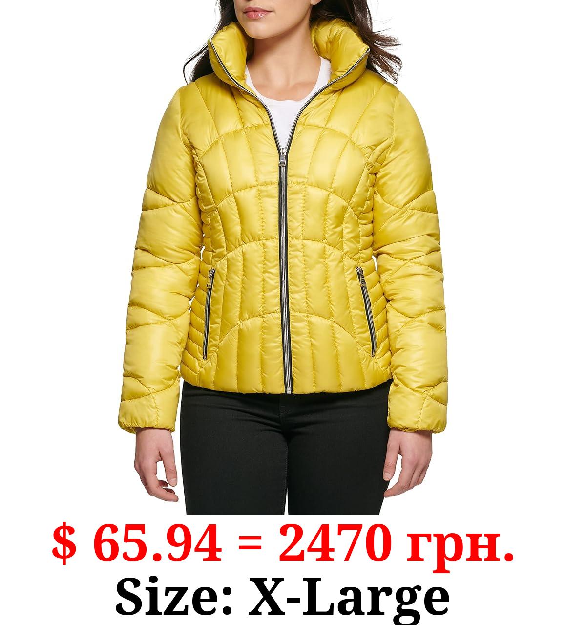 GUESS Women's Quilted Puffer Jacket