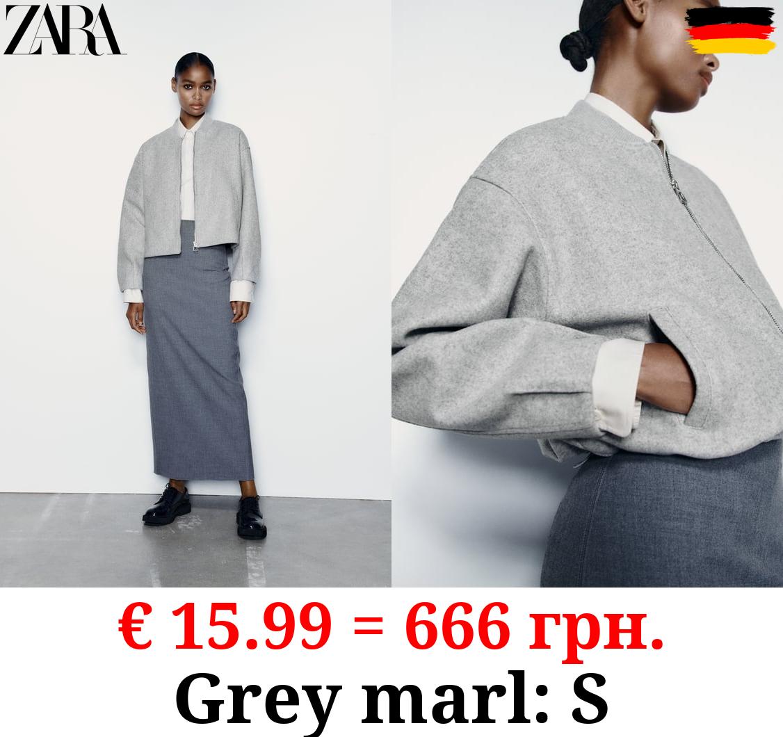 SOFT BOMBER JACKET WITH STOPPERS