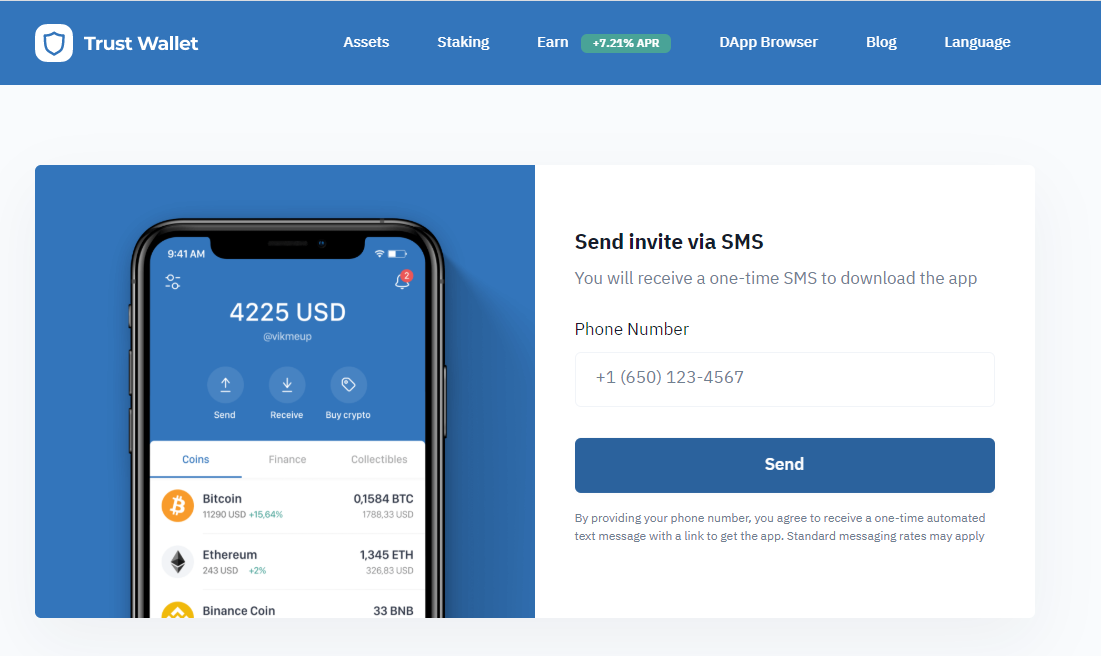 Log in via sms. Труст валет. Траст кошелек. Trust Wallet скрин. Trust Wallet мобильный.