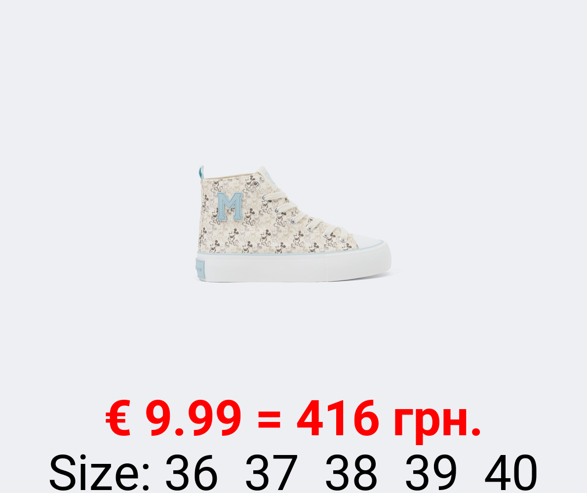 MICKEY ©DISNEY high-top sneakers