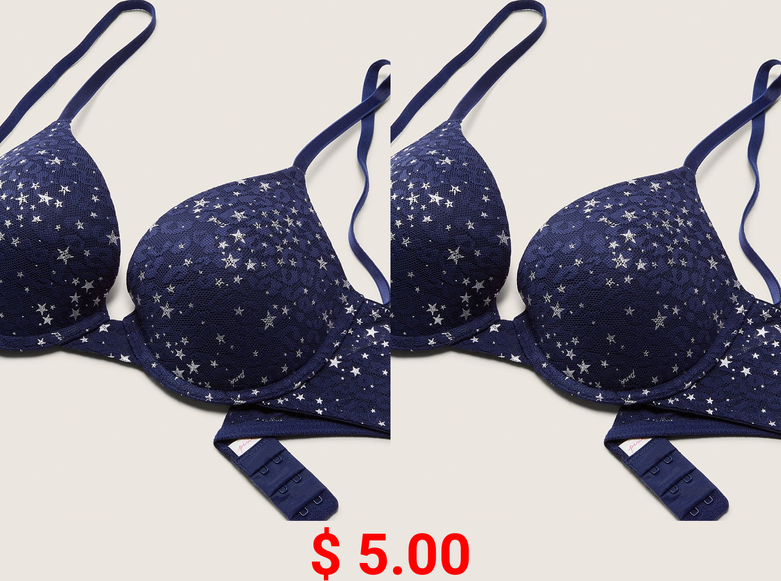 No-Show Soft Lace Thong Underwear