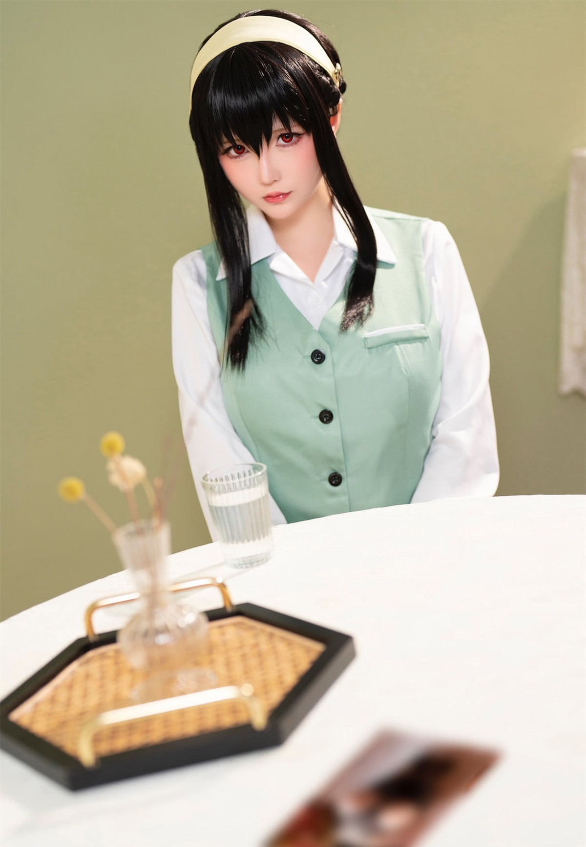 Cosplay 星之迟迟Hoshilily 圣诞节 约尔 OL制服 6