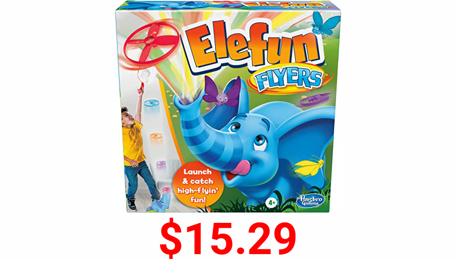 Elefun Flyers Butterfly Chasing Game for Kids Ages 4 and Up, Active Game for 1-3 Players
