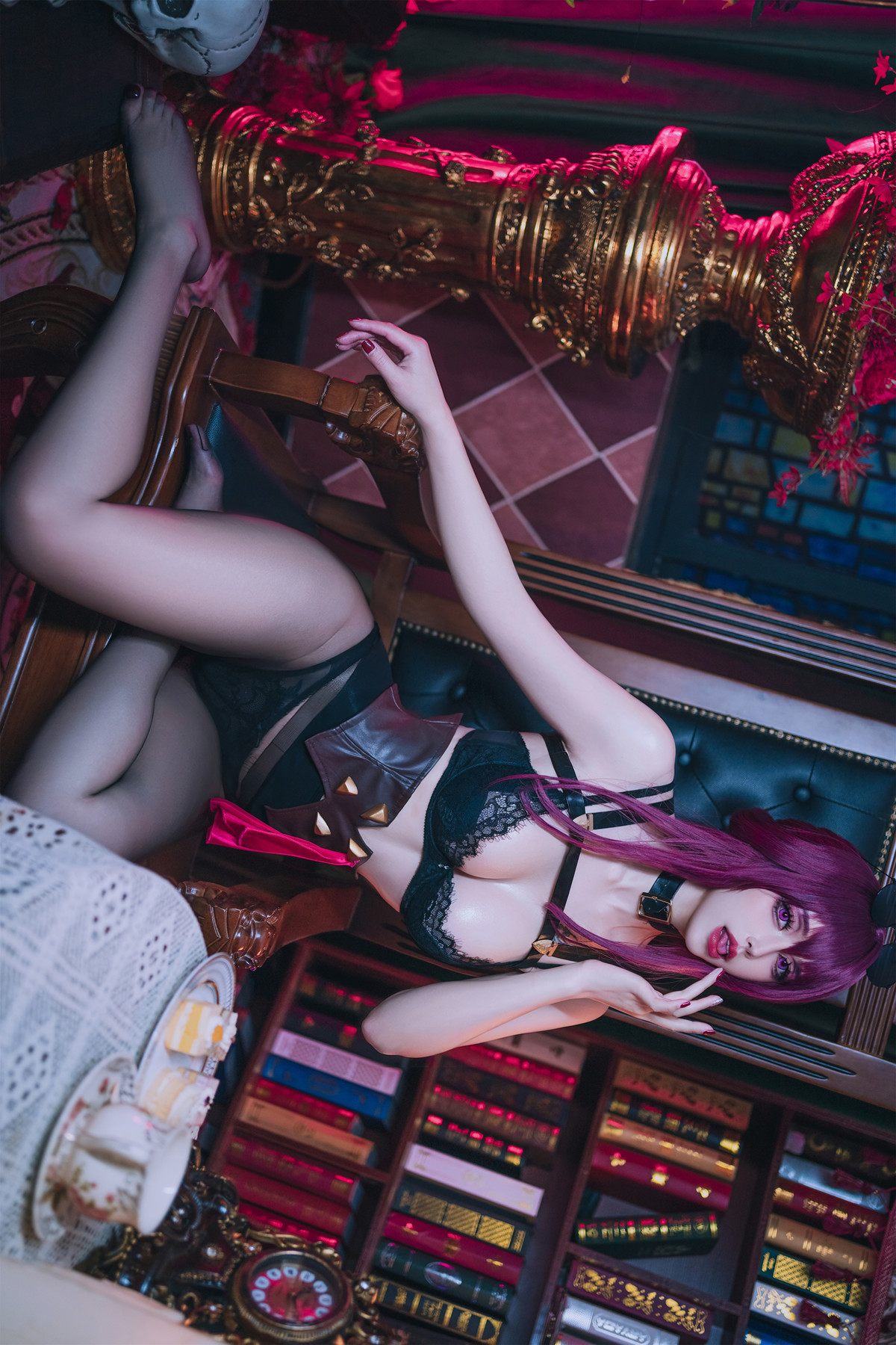 Cosplay 鹿八岁 崩坏∶星穹铁道 卡芙卡 37