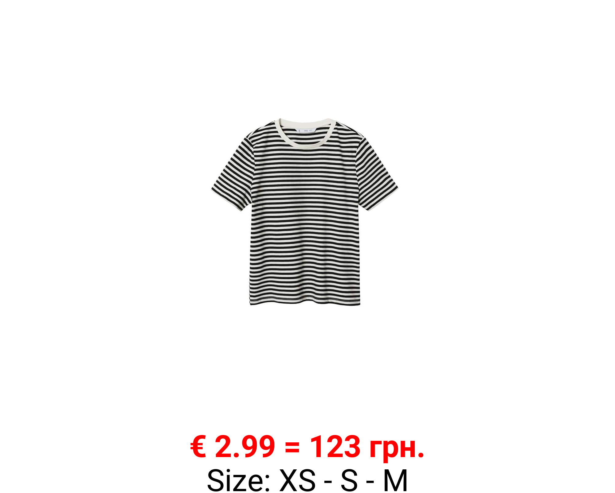 Camiseta algodón rayas