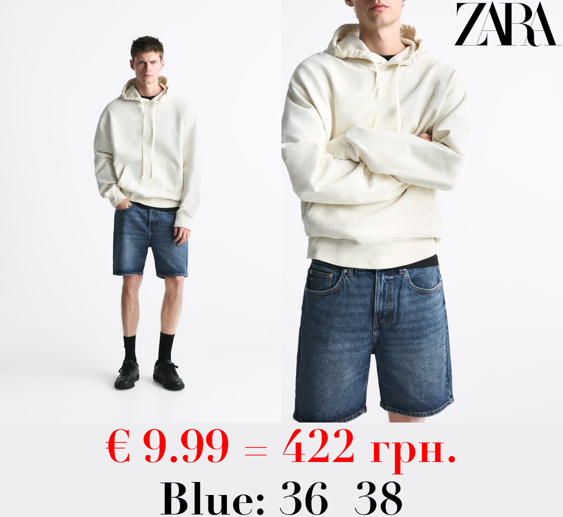 BASIC DENIM BERMUDA SHORTS