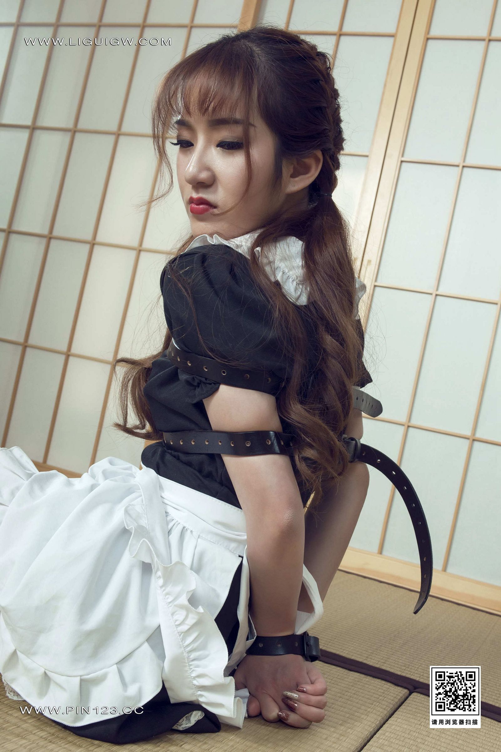 图片[28]-[Ligui丽柜]2023.10.06 惩戒女佣 汐汐-六色网