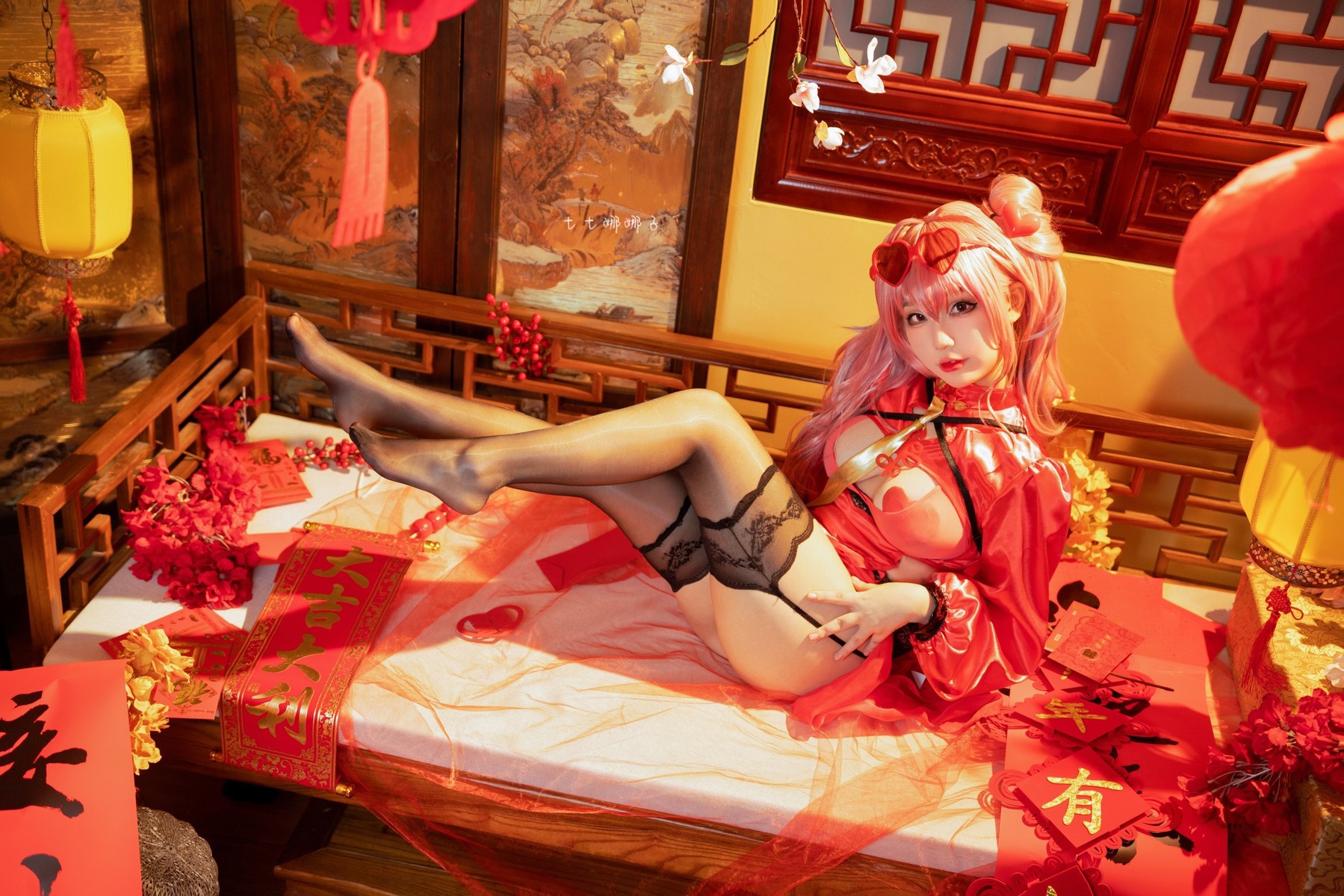 Cosplay 七七娜娜子 布莱默顿新春旗袍 Set.01 22