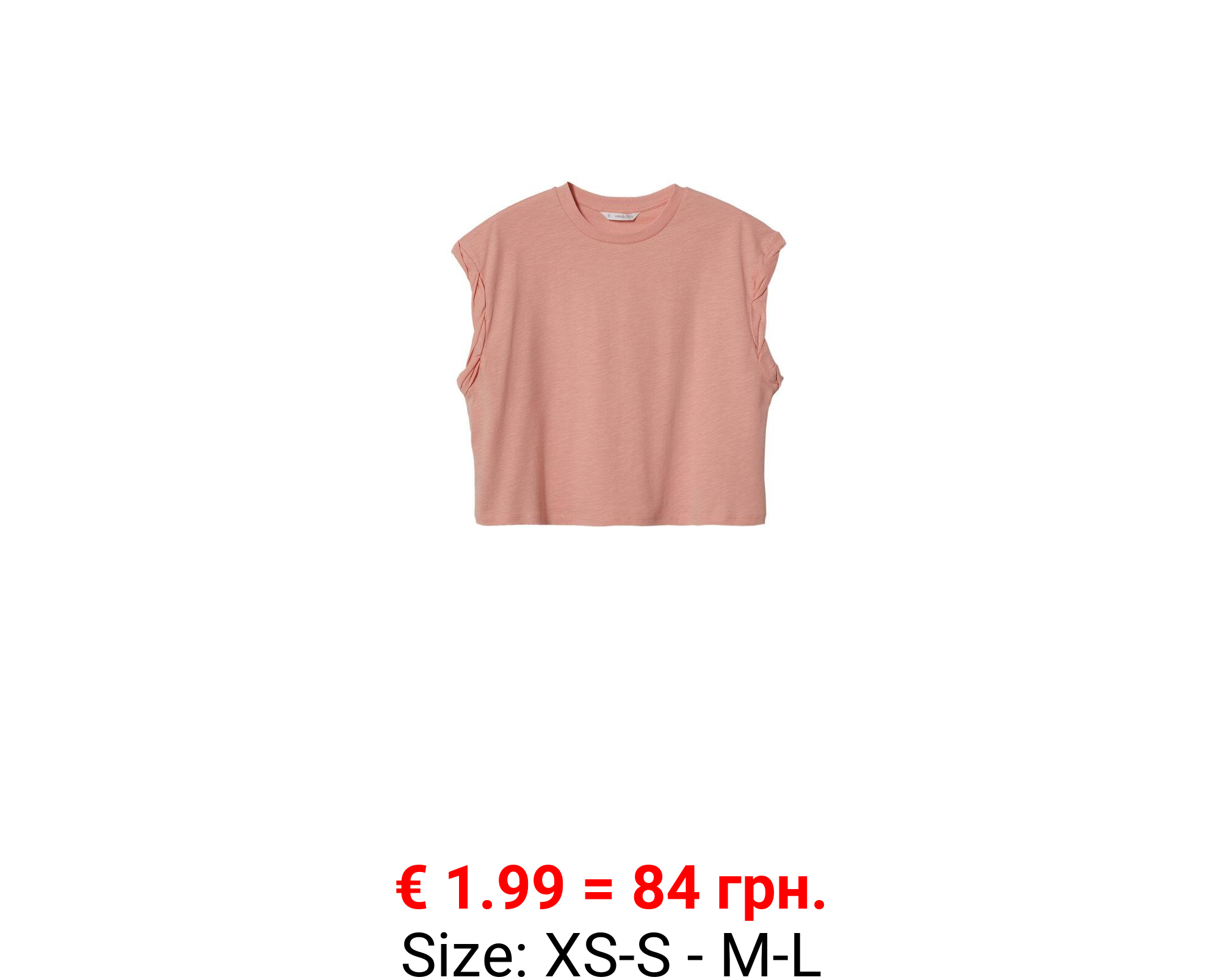 Camiseta sin mangas algodón