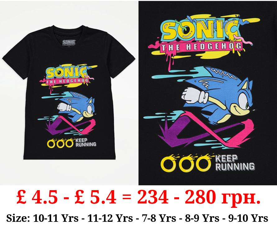 Sonic The Hedgehog Keep Running T-Shirt