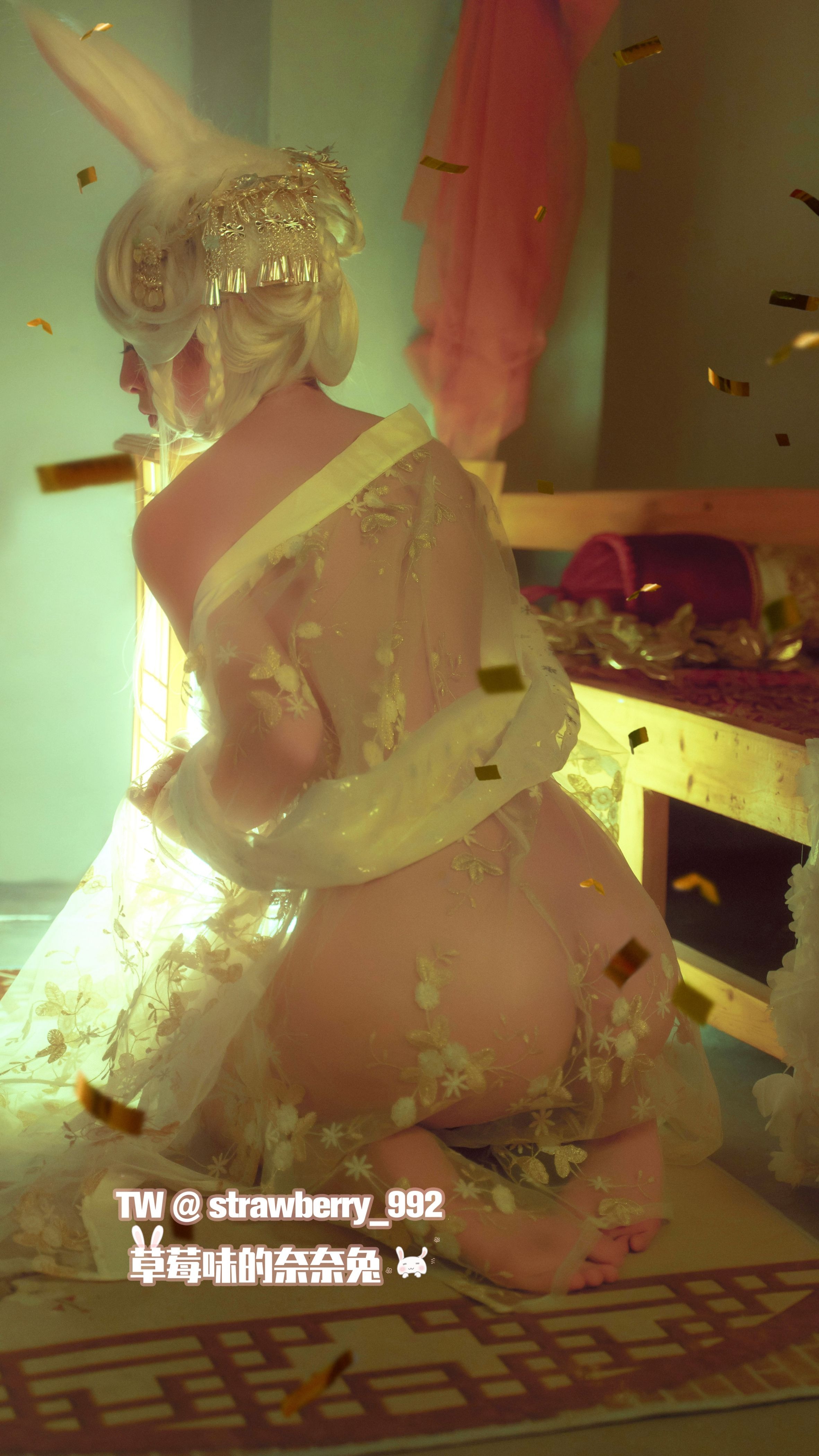 草莓味的奈奈兔 - 玉兔精-CQ兔子 [31P] 4