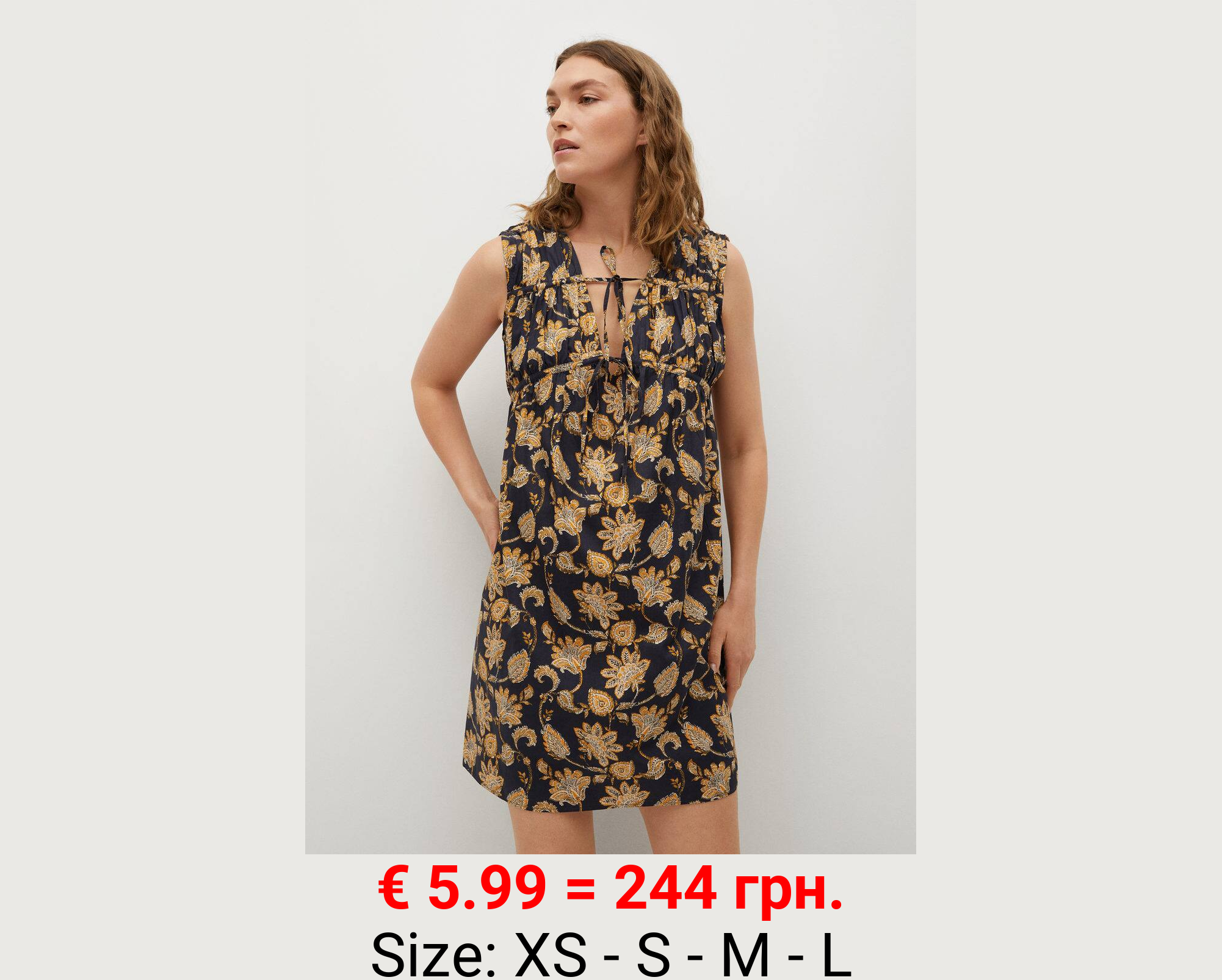 Vestido midi 100% algodón