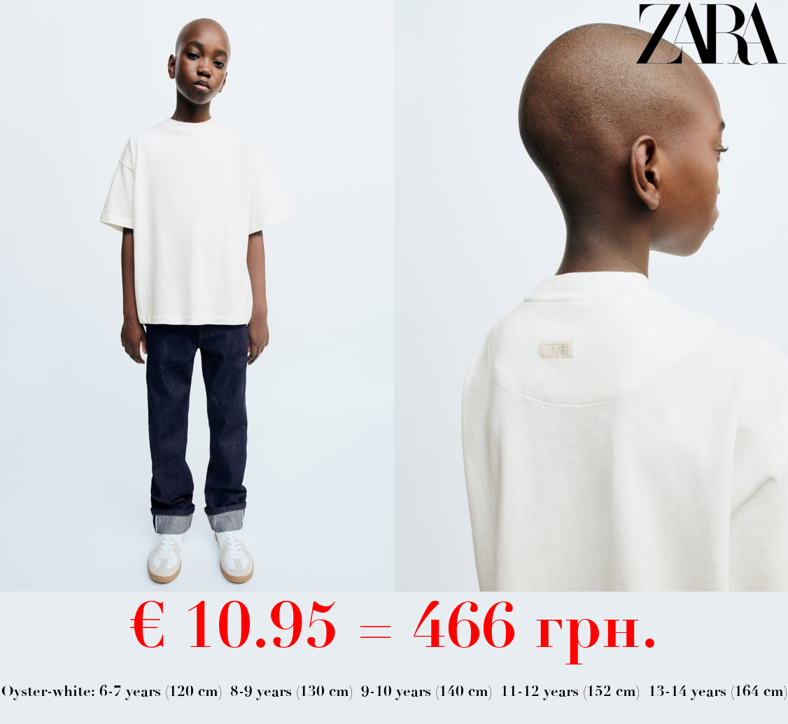 TRUE NEUTRALS EMBROIDERED T-SHIRT