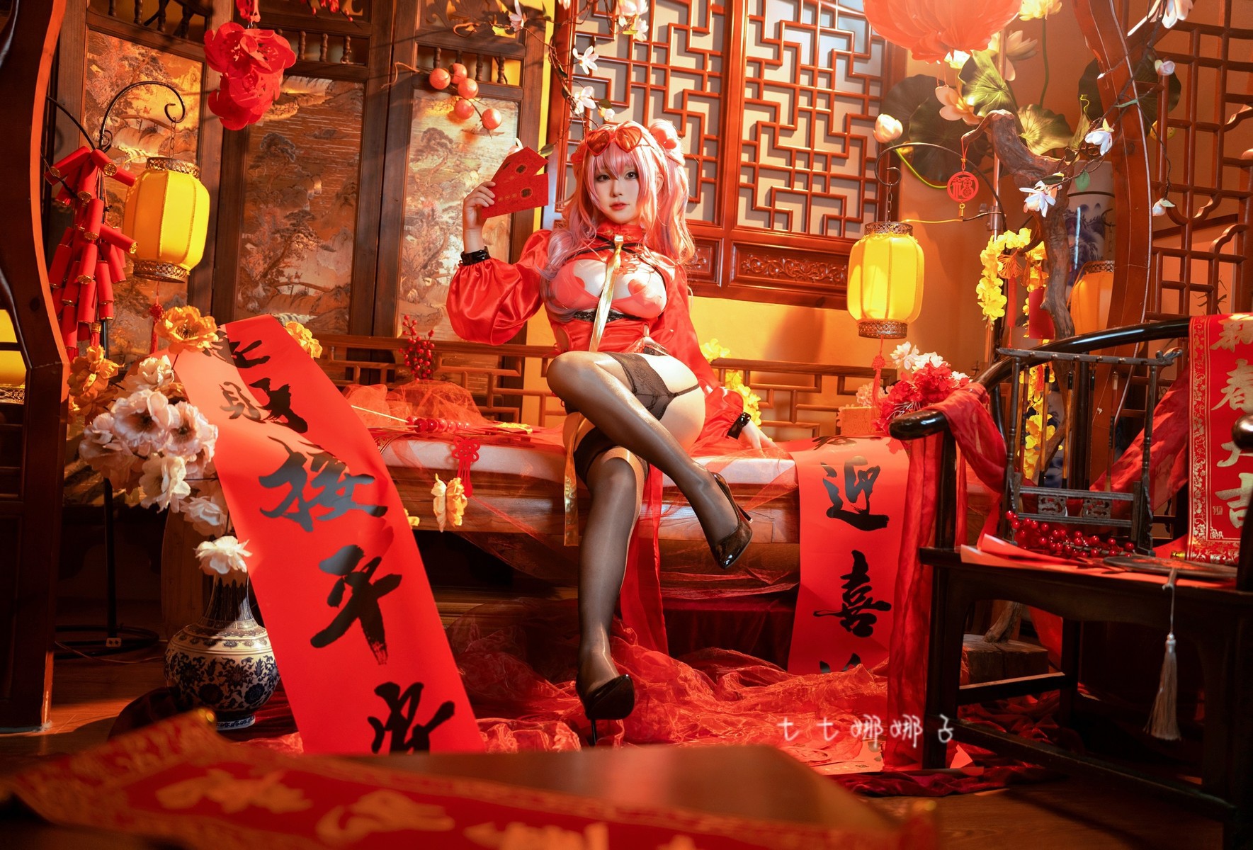 Cosplay 七七娜娜子 布莱默顿新春旗袍 Set.02 27