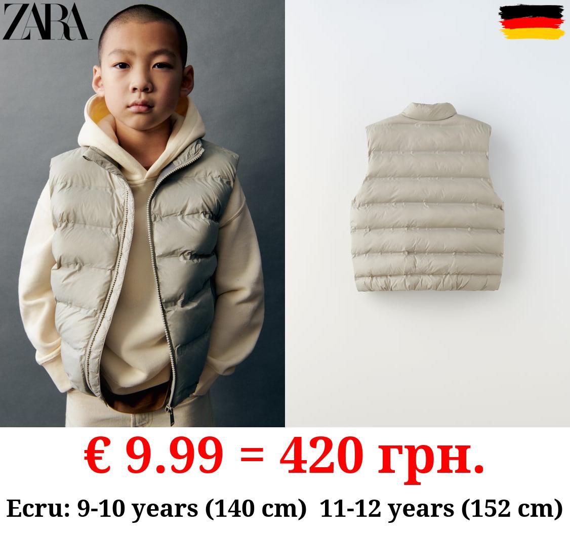 SOFT LIGHT PUFFER GILET WITH PADDING