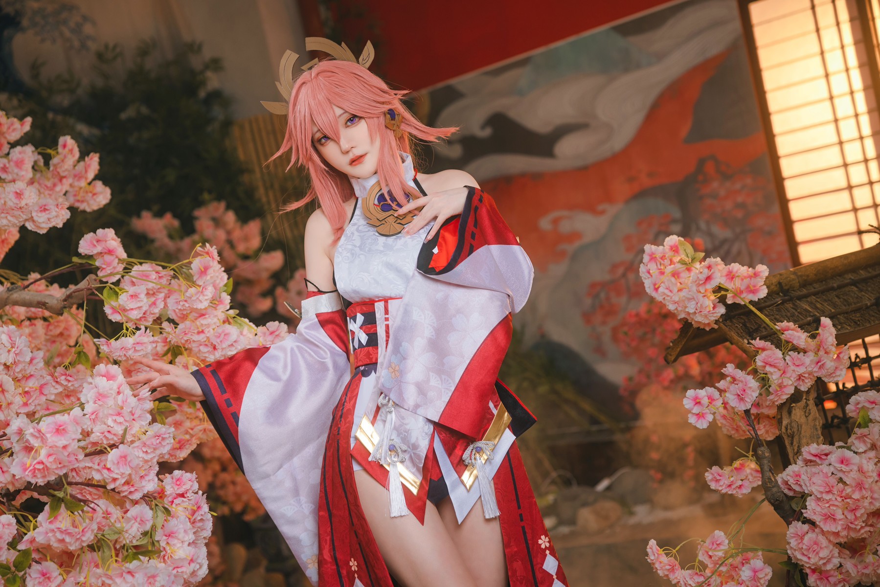 蛋黄mayo Cosplay 八重神子 12