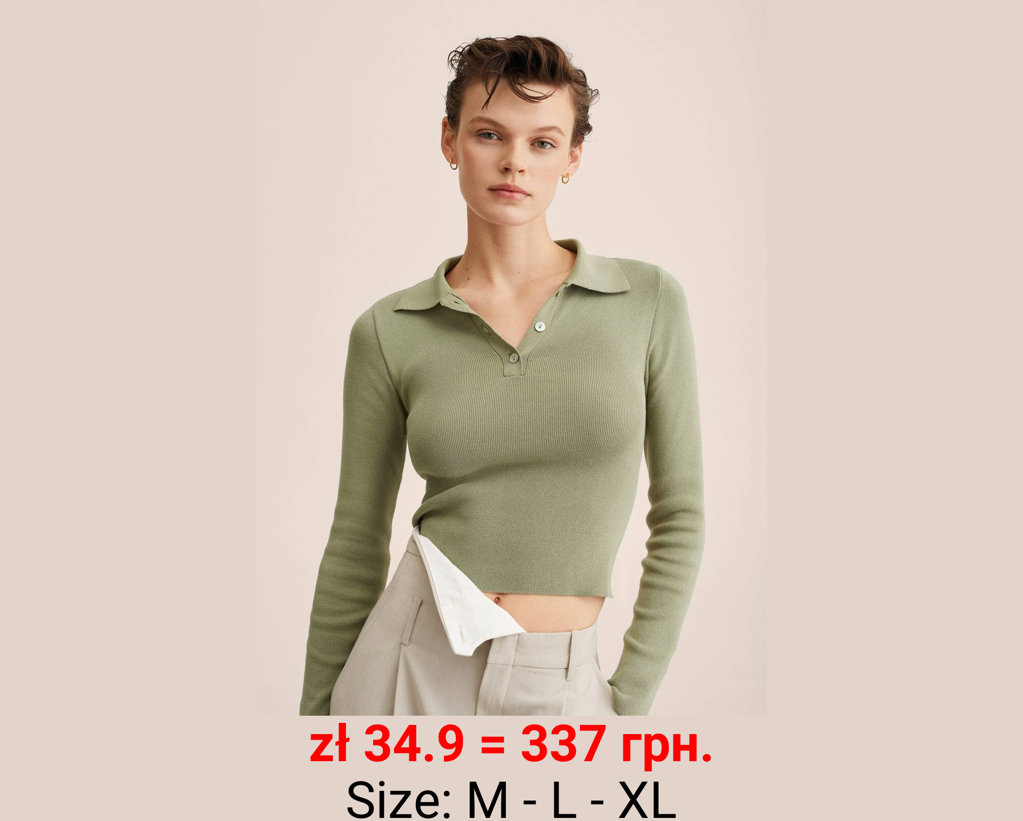 Polo espalda abierta