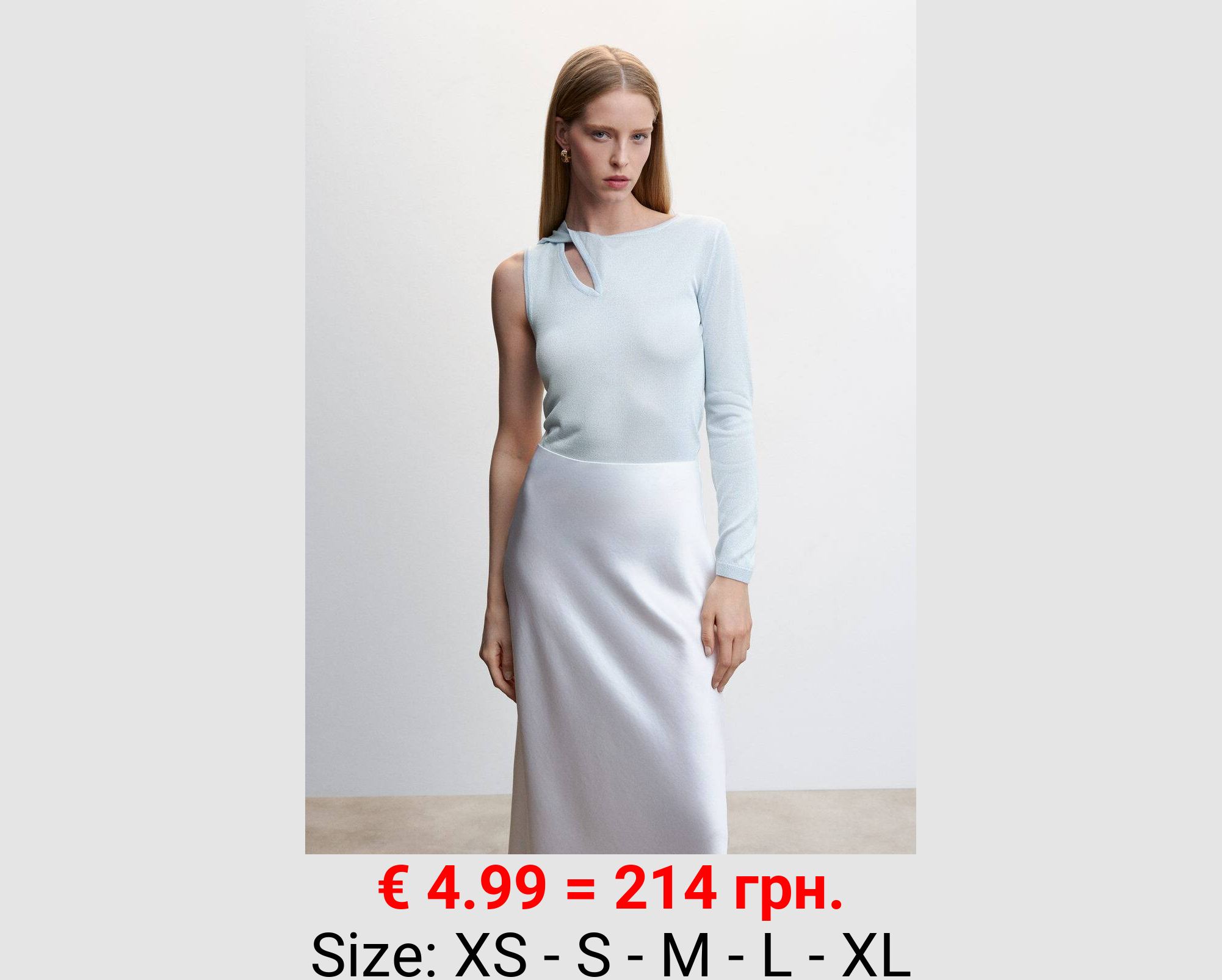 Jersey asimétrico punto fino