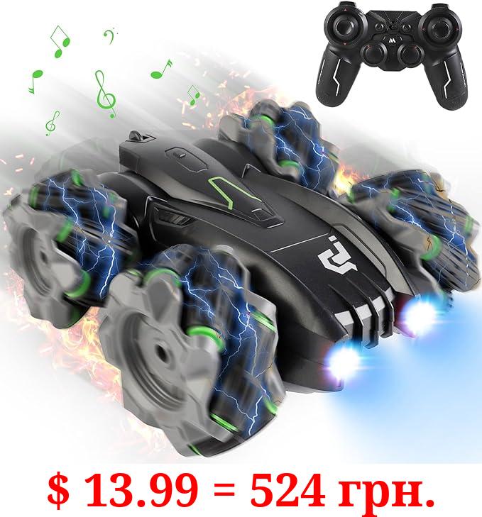 Remote Control Car - Rc Car, Toys for Kids Age 6-12 - Best Birthday Gifts, 2.4Ghz RC Cars, 4WD Transform Off Road for Rotating Rechargeable Rc Remote Cars, for Adults, Boys, Girls