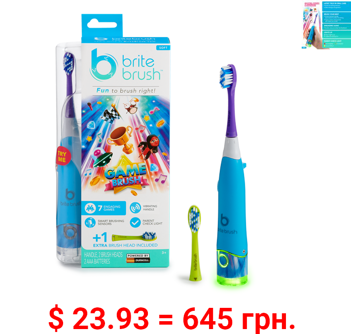 BriteBrush GameBrush, Kids Interactive Smart Toothbrush