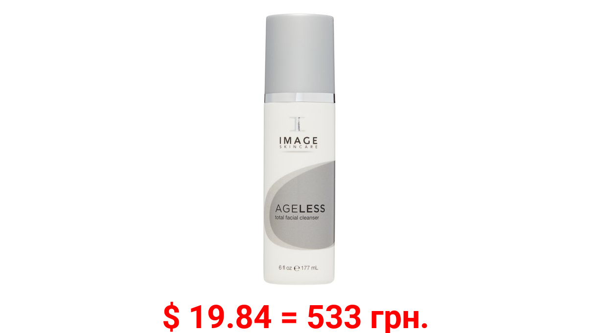 ($32 Value) IMAGE Skincare Ageless Total Facial Cleanser, Face Wash for All Skin Types, 6 Oz