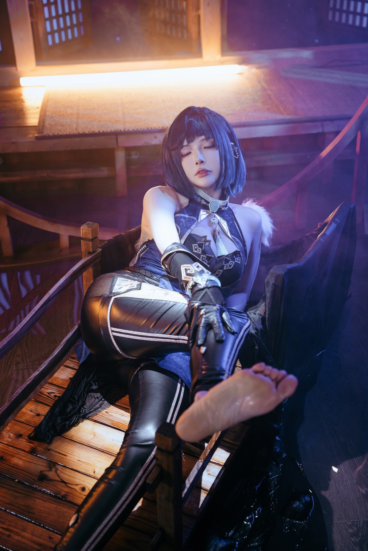 Cosplay 夏小秋秋秋 夜兰 24