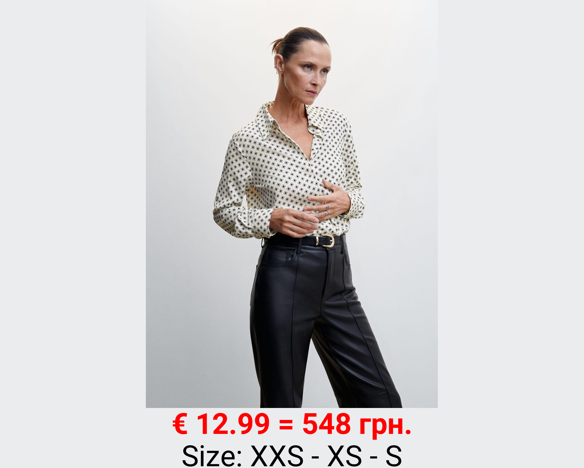 Camisa fluida botones