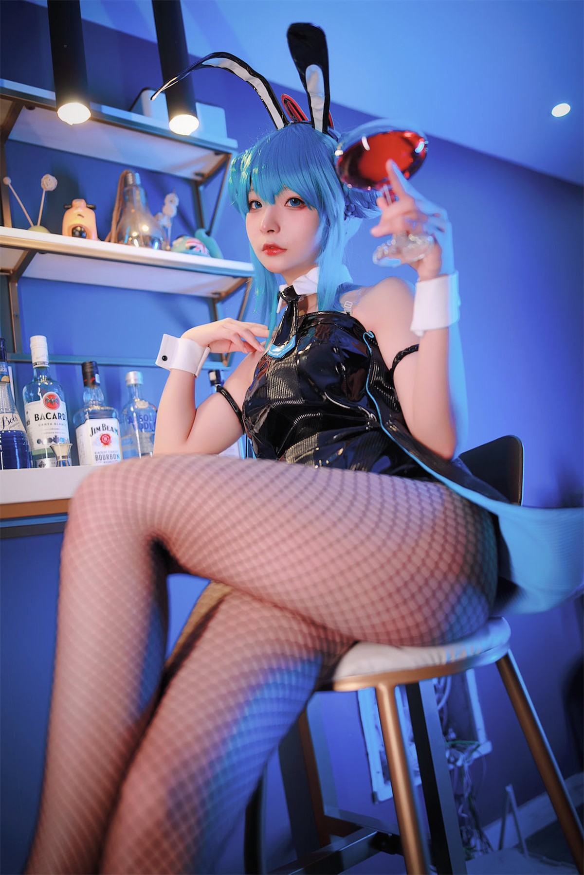 Cosplay Yuuhui玉汇 初音黑兔 26