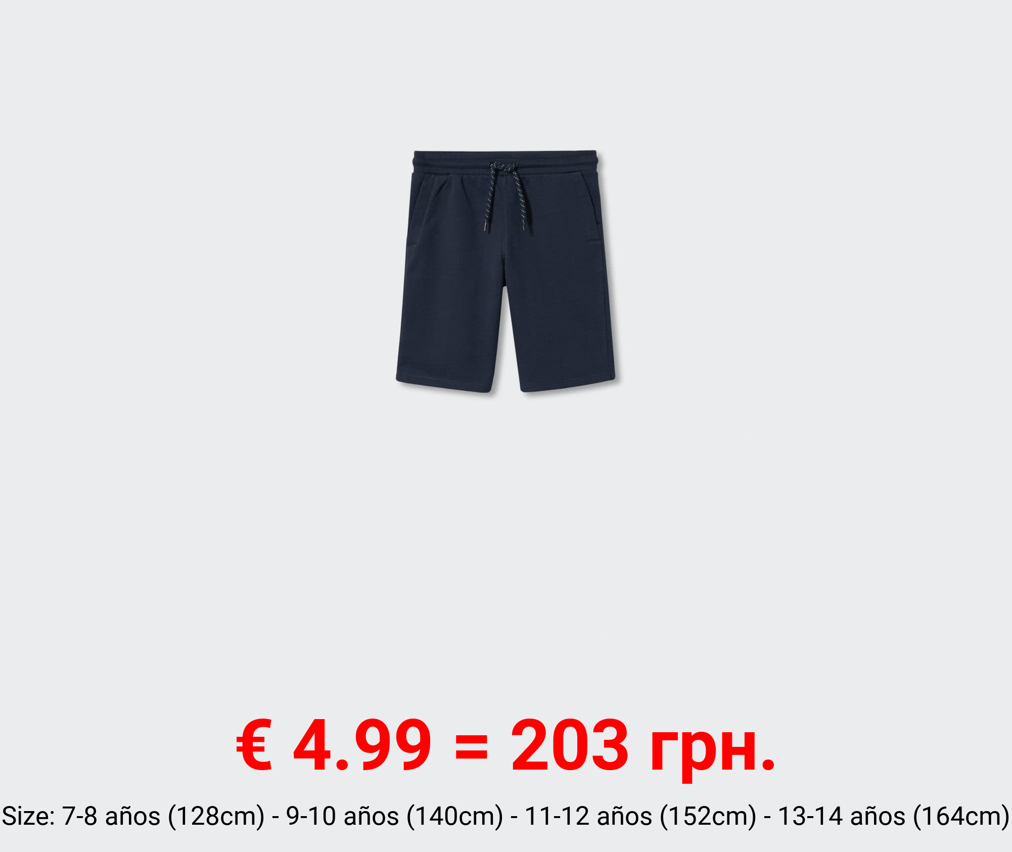bermudas algodón perchado